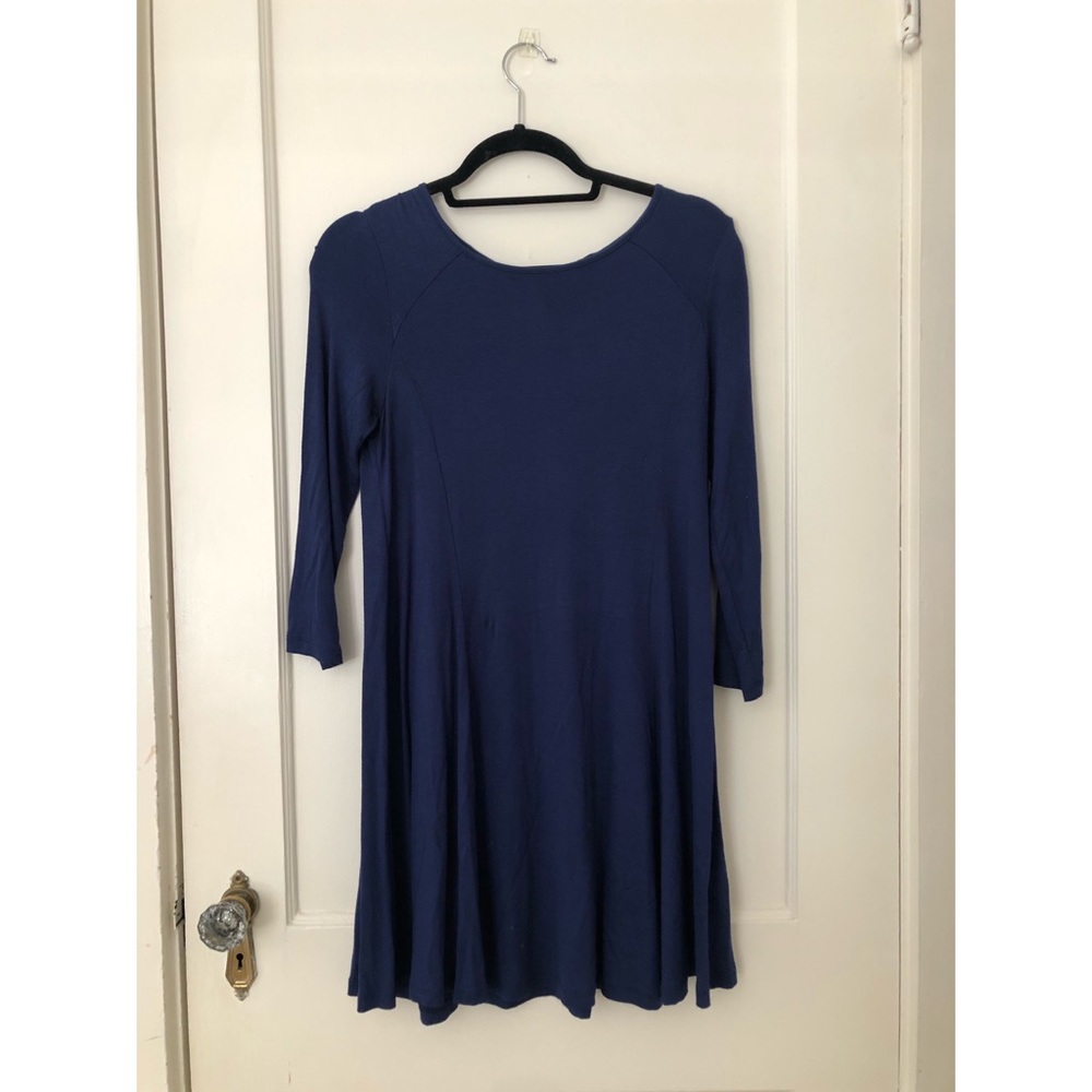 Long Sleeve Mini Shift Dress